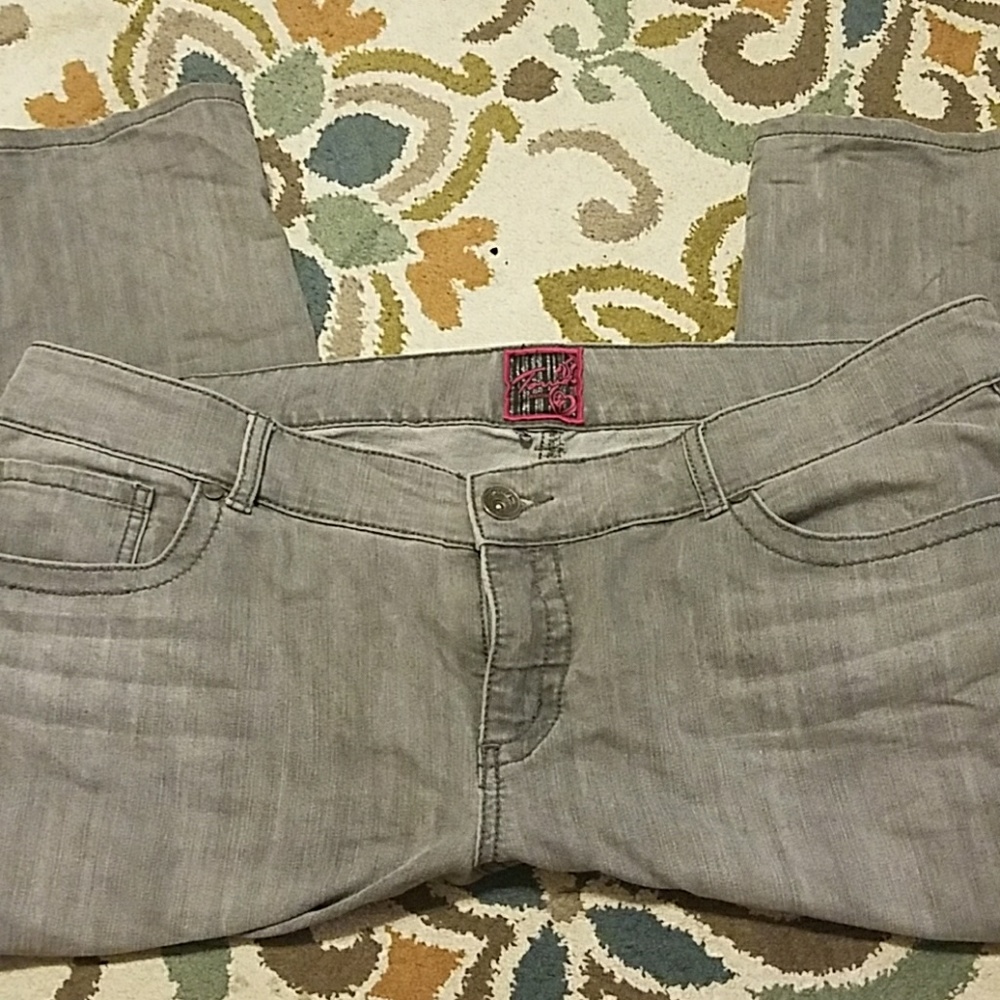 Gray jeans